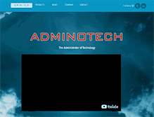 Tablet Screenshot of adminotech.com